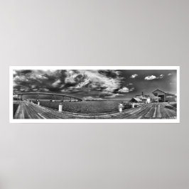 Póster Imagen de Panorama de la tormenta Goolwa