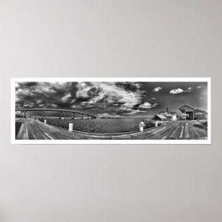 Póster Imagen de Panorama de la tormenta Goolwa
