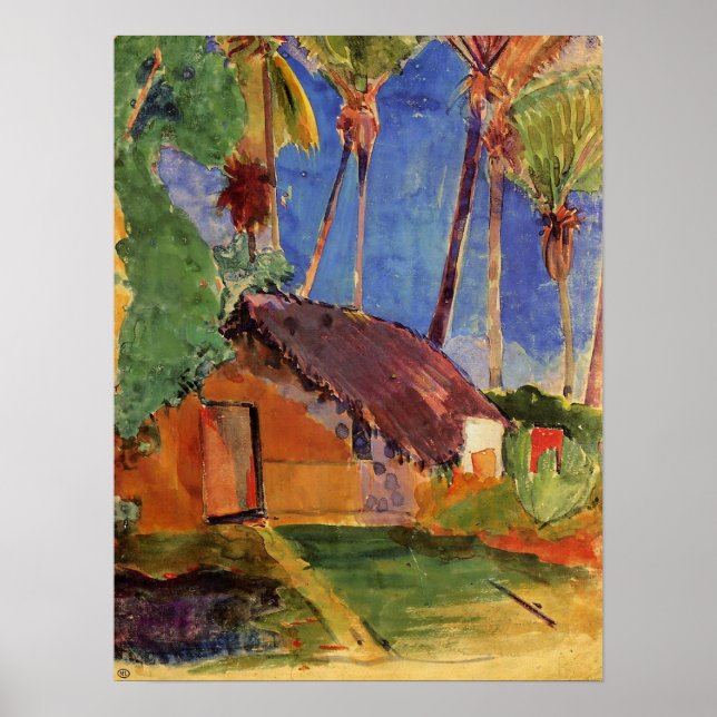 Póster Imagen de Paul Gauguin (Frente)