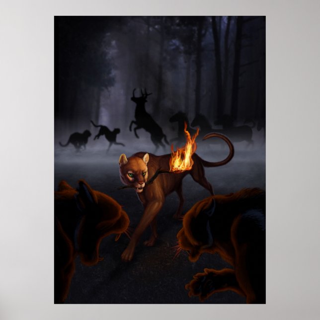 Póster Imagen de portada de la criatura de Ratha (Frente)