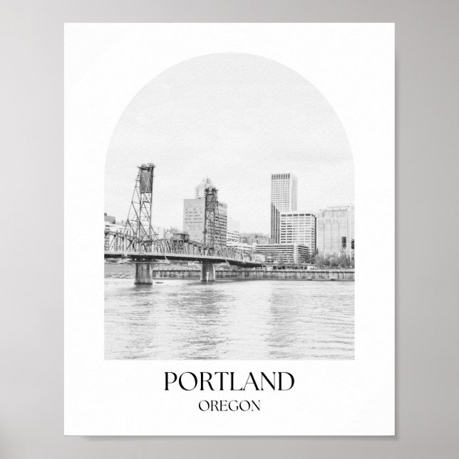 Póster Imagen de Portland Oregon Arch (Frente)