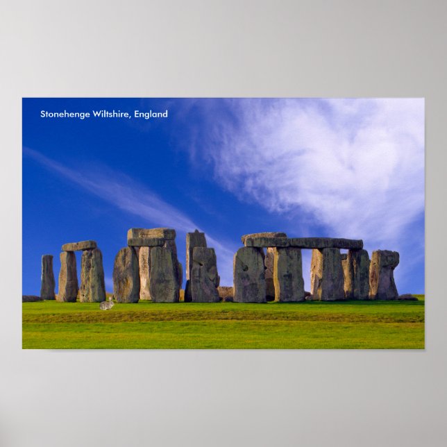Póster Imagen de Stonehenge para poster (Frente)
