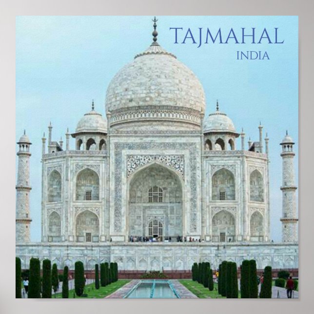 PÓSTER IMAGEN DE TAJMAHAL (Frente)