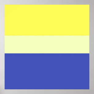 Póster imagen de tres colores