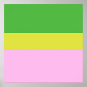 Póster imagen de tres colores