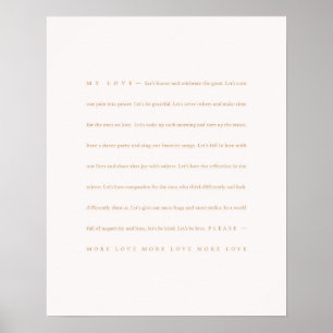 Póster IMAGEN DE UNA CARTA DE AMOR A Poster FAMILIAR