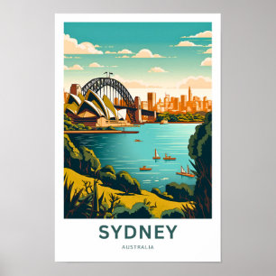 Póster Imagen de viaje de Sydney Australia