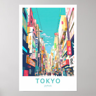 Póster Imagen de viaje de Tokio