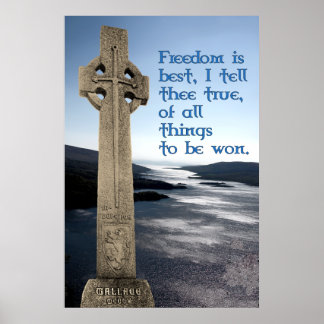 Póster Imagen de William Wallace Monument Poster Print