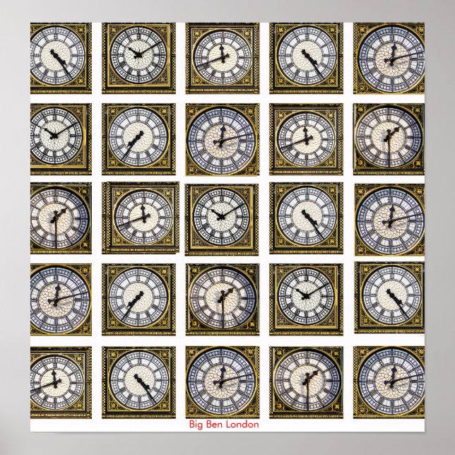 Póster Imagen del Big Ben para Poster (Frente)