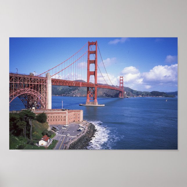Póster Imagen del puente Golden Gate (Frente)