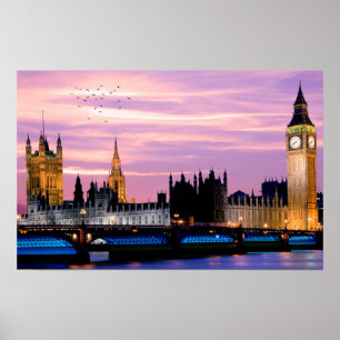 Póster Imagen del Reino Unido para poster