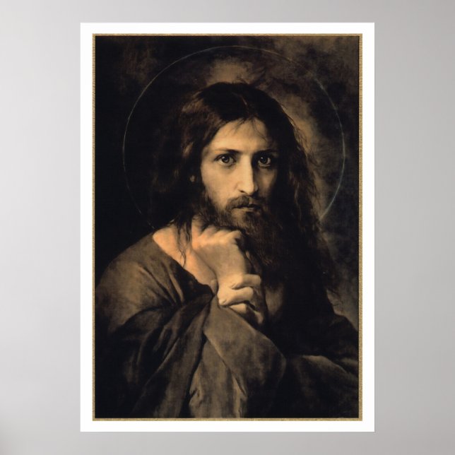 Póster Imagen devocional de Cristo (Frente)