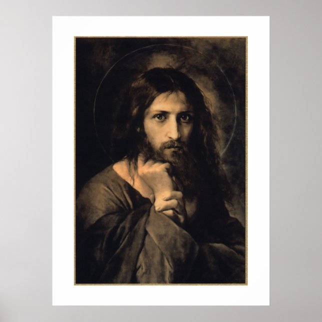 Póster Imagen devocional de Cristo (Frente)