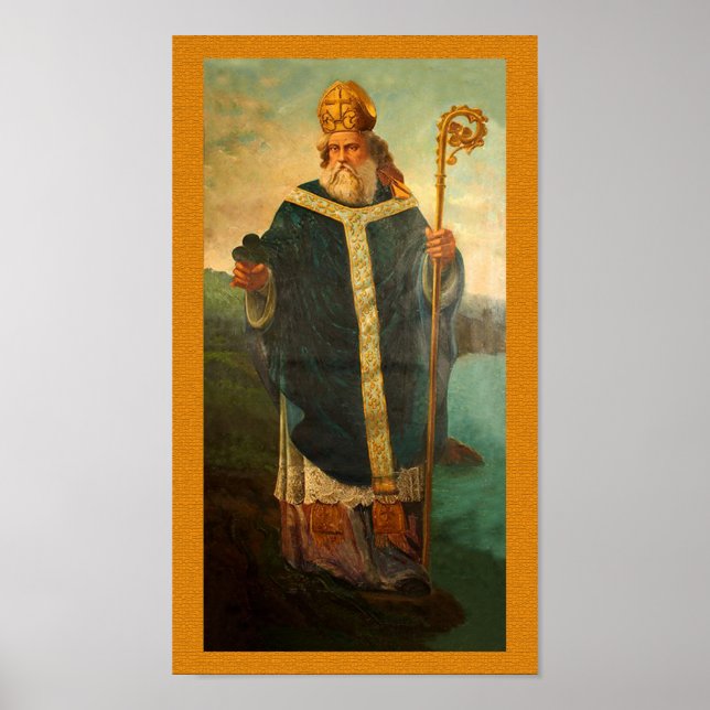 Póster Imagen Devocional de St. Patrick (Frente)