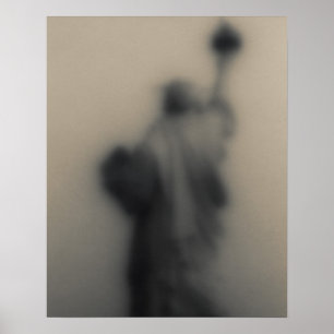 Póster Imagen difundida de la estatua de la libertad
