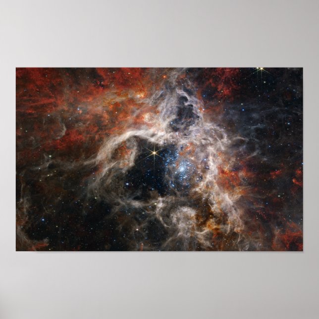 Póster Imagen espacial Tarantula Nebula (Frente)