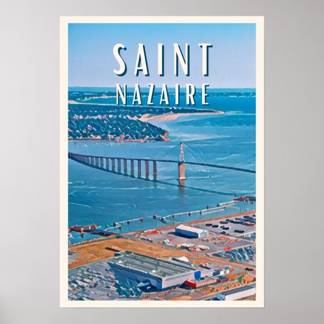 Póster Imagen fotográfica de Saint Nazaire (Frente)
