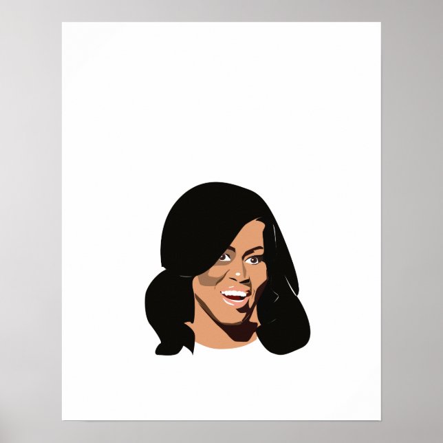 Póster Imagen impresa de Michelle Obama (Frente)