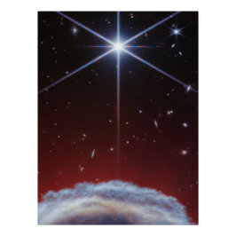 Póster Imagen JWST de la nebulosa Cabeza de Caballo