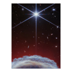 Póster Imagen JWST de la nebulosa Cabeza de Caballo