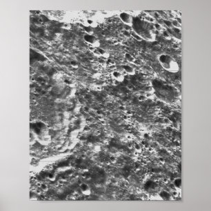 Póster Imagen lunar de la misión lunar de Artemis 1