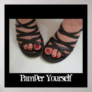 Póster Imagen pedicura, Poster de Pamper