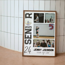 Póster Imagen personalizada de la noche de senior de vole
