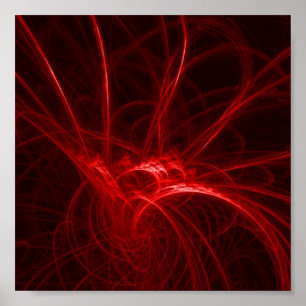 Póster Imagen Roja Eléctrica