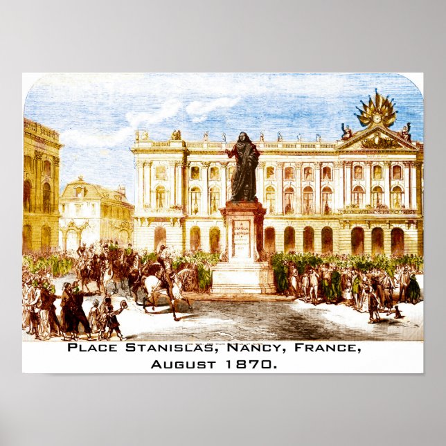 Póster Imagen vintage de Nancy France (Frente)