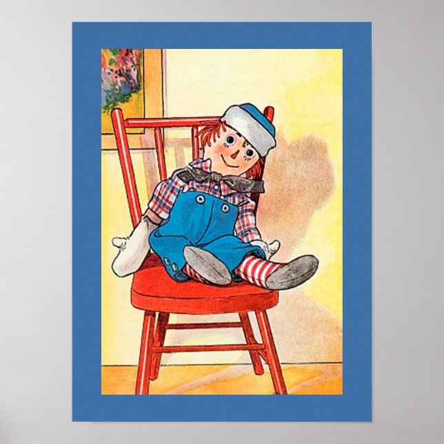 Póster Imagen Vintage RAGGEDY ANDY (Frente)