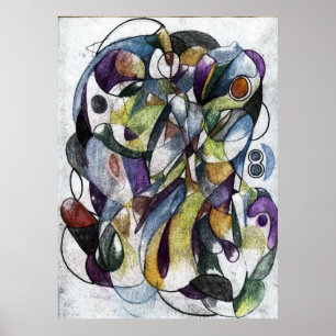 Póster Imágenes abstractas: Tótem del alcohol