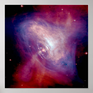 Póster Imágenes combinadas de rayos X y óptica de Nebu ca