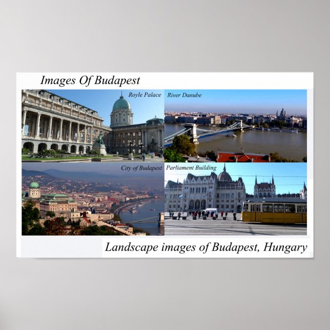 Póster Imágenes de Budapest para el poster (Frente)