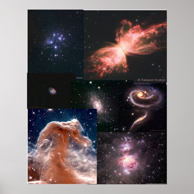 Póster Imágenes de cielo profundo por Satwant Kumar (Frente)