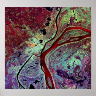 Póster imágenes satelitales de fenom phen