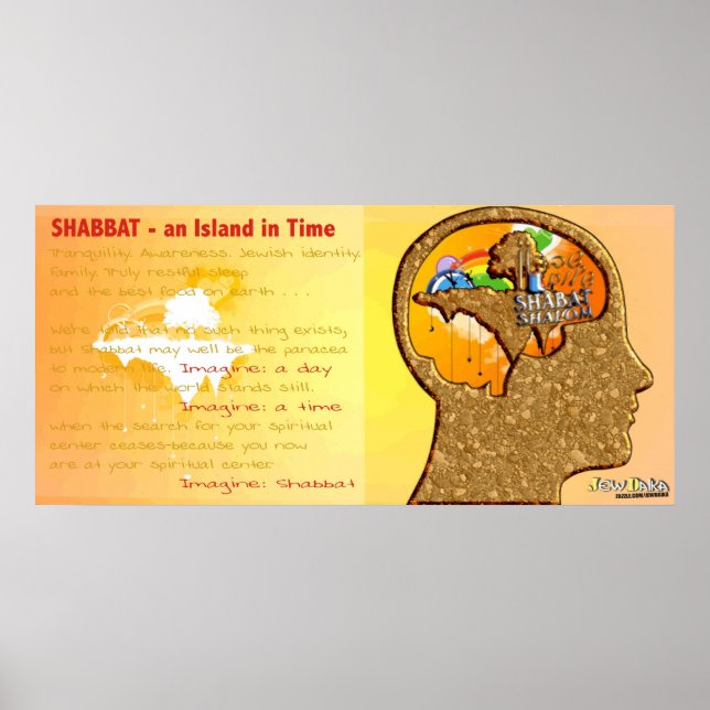 Póster Imagina Shabbat (Frente)
