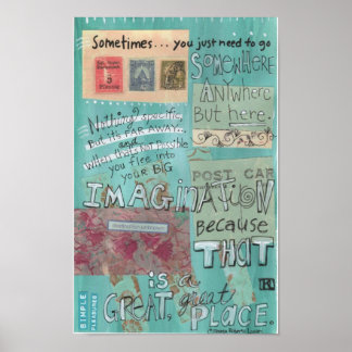 Póster Imaginación