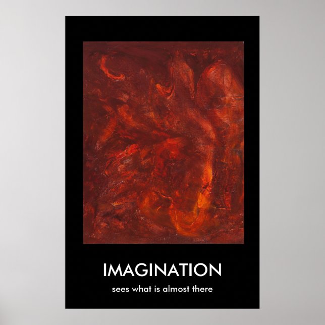 Póster IMAGINACIÓN, ve lo que casi existe (Frente)