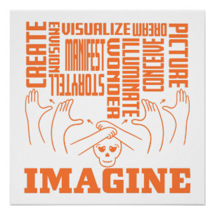 Póster Imagine - Diseño ASL