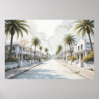 Póster Imaginen lugares pacíficos y paradisíacos #3