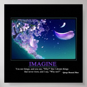 Póster Imagínese