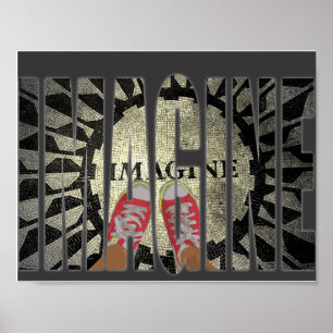 Póster imagínese el negro