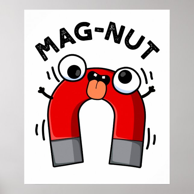Póster Imán divertido juego de palabras con imán (Frente)