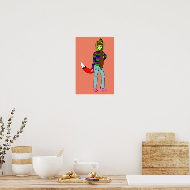 Póster imbécil (Cocina)