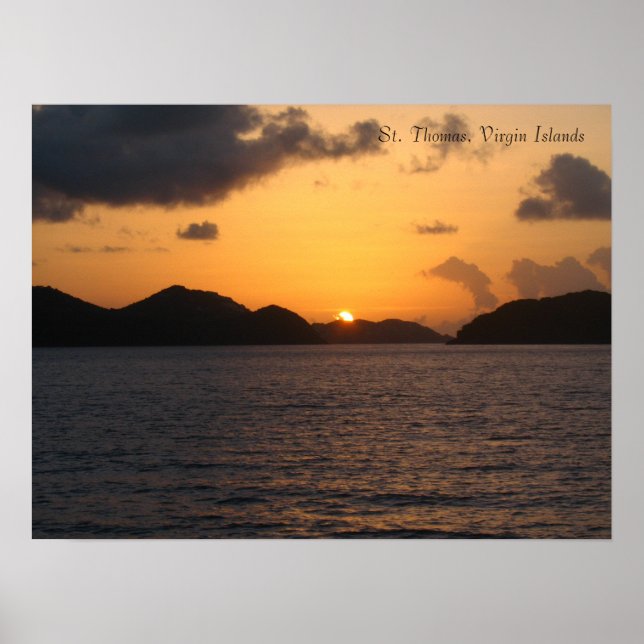 Póster IMG_1601, St. Thomas, Islas Vírgenes (Frente)
