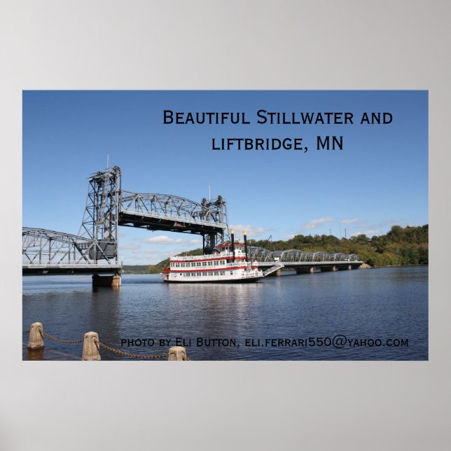 Póster IMG_2574, Hermosa Stillwater y liftbridge, ... (Frente)