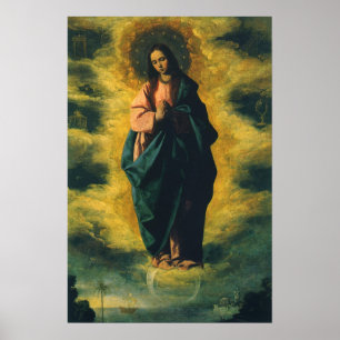 Póster Immaculate Conception by Francisco de Zurbaran