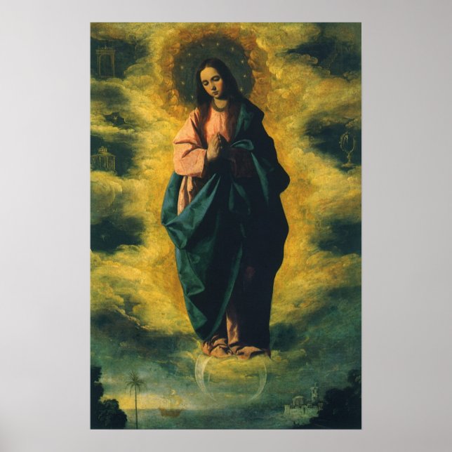 Póster Immaculate Conception by Francisco de Zurbaran (Frente)