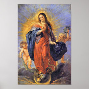 Póster Immaculate Conception Virgin Mary Assumption 06